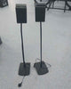 **COLLECTION ONLY** Pair Of Sony SA-LZ9R Wireless Rear Active Speakers Bookshelf Speakers With Stands - Unboxed