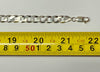 Brand new silver curb chain 22"