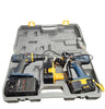 Ryobi Cordless Drill & Driver Set (CDI-1801/CCD-1801) with Case