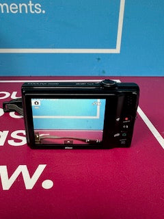 NIKON COOLPIX S610016.0 MGA PIXELS TOUCH SCREEN BLACK **BOXED