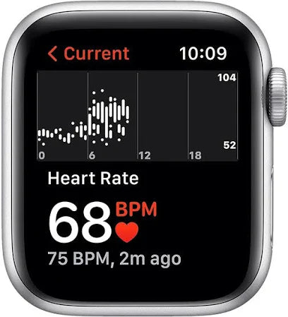 Apple Watch SE (GPS, 40mm) - Silver Aluminium with black mesh strap