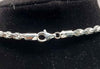 925 Sterling Silver Rope Chain Necklace - 24" Long - 49.25 Grams