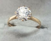 9ct Gold Ring with CZ Size N