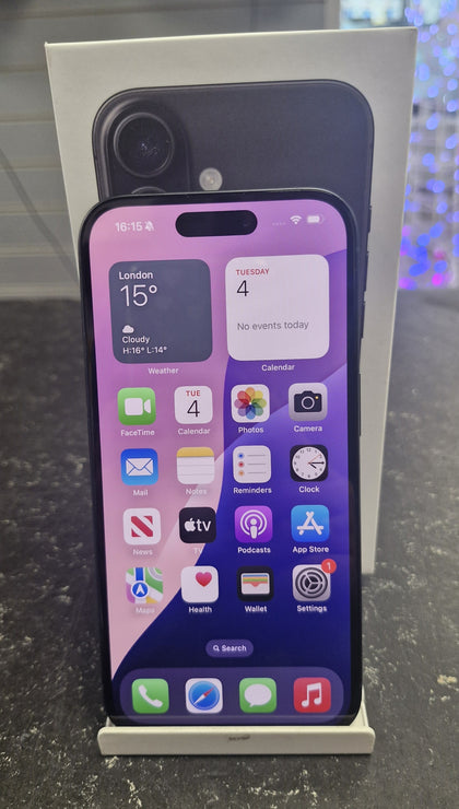 Apple iPhone 16 128GB 100% Battery Health Unlocked....