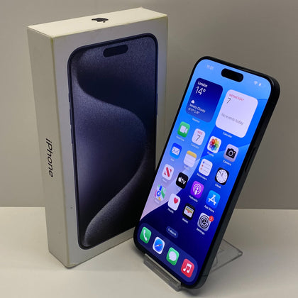 Apple iPhone 15 Pro Max Unlocked Model A3106 256GB in Blue Titanium Boxed