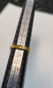 22ct Yellow Gold Patterned Band Ring - Size J - 3.27g