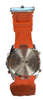 Lorus Z026-X001 Men's Watch Stainless Steel with Orange Silicone Strap "Collection Only"