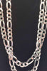 *BRAND NEW* 925 silver Figaro style chain 34.69g boxed & hallmarked 24"