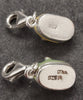Jens Aagaard Silver Oval Link Bracelet with Silver & Glass/Enamel Charms
