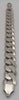 Pre-owned 925 silver bracelet Curb Style 45.7g Boxed 7"