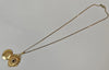 9CT GOLD NECKLACE WITH LOCKET 20"