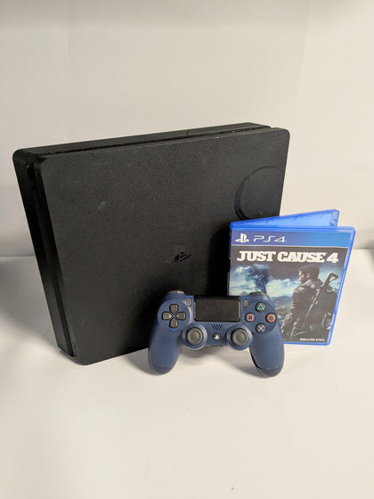 Playstation 4 Slim Console, 500GB Just Cause 4 Package