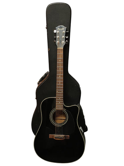 Farida D-12CEBK Acoustic Guitar w/ Hard Case
