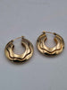 Pair Of 9ct Yellow Gold Hoop Earrings - 4.45 Grams
