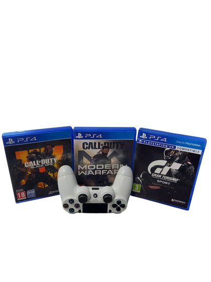 Sony Playstation 4 Pro 1TB White Package With 3 Games