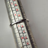 9ct White Gold Ring with Diamonds Size R