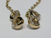 14CT GOLD NUMBER 8 DROP EARRINGS 1.36G PRESTON STORE