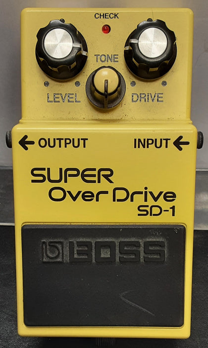 Boss super overdrive sd-1 pedal