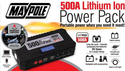 Maypole 500A Lithium Ion Power Pack