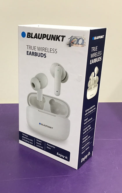 **SEALED** BLAUPUNKT True Wireless Earbuds **Matte Black** - 18 Hour PlayBack - Comes with Charging Case**.