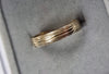 9ct Gold Patterned Ring Size "Q"