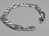 Brand new silver 925 Figaro bracelet
