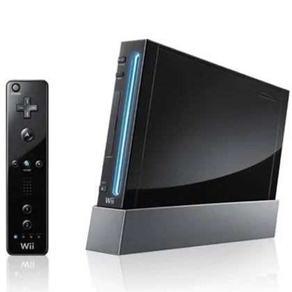 Wii Console, Black (No Game), Unboxed