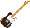 Vintage Icon V59 Distressed Black Electric Guitar