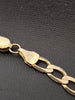 9ct Yellow Gold Flat Curb Link Chain - 18" - 9G