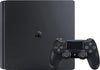 Playstation 4 Slim Console, 500GB Black + 7 Games