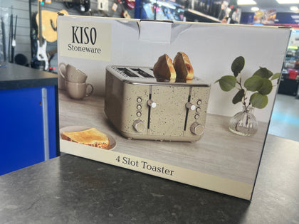 Kiso 4-Slot Toaster - Cream - COLLECTION ONLY