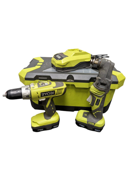 Ryobi Multitool and Drill Set