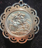 22ct Full Sovereign 1912 (7.98G) With 9ct Mount And Chain (6.6G) - 14.58G Total