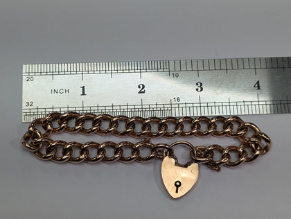 9ct Rose Gold Charm Bracelet