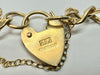 9ct yellow gold charm bracelet