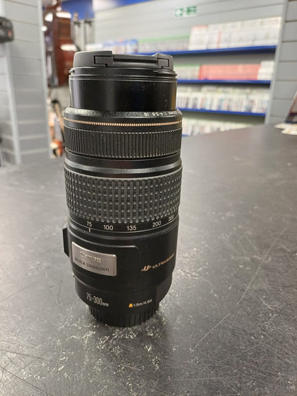 Canon EF 75-300mm f/4-5.6 Black Lens