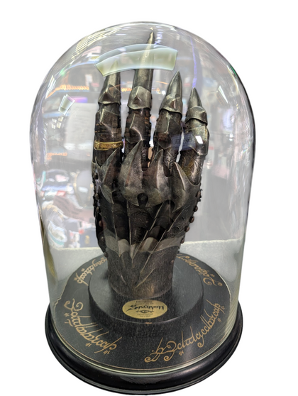 LORD OF THE RINGS SAURONS METAL GAUNTLET  COLLECTION ONLY FROM OUR PRESTON STORE