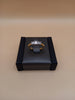 18ct Gold Ring Clear Stones 4.7g Size-M