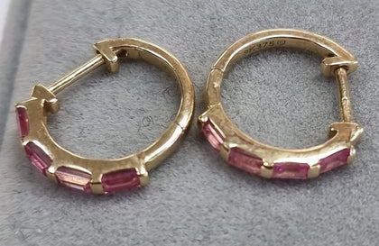9ct Gold Sapphire Earrings