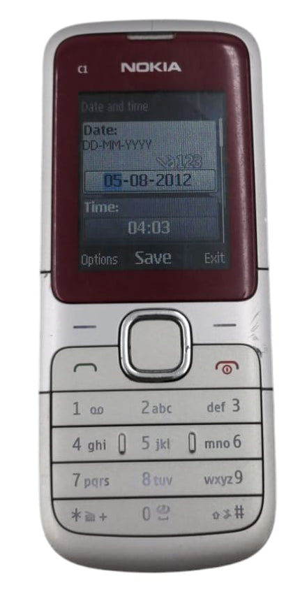 Nokia C1-01 Red, Locke to Vodafone Network