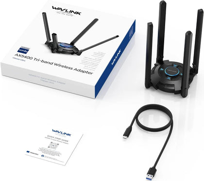 WAVLINK AX5400 USB WiFi 6E Adapter