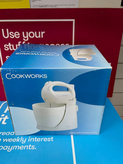 COOKWORKS HAND AND STAND MIXER WHITE **BOXED**.