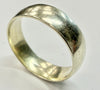 9ct white gold wedding band size Q