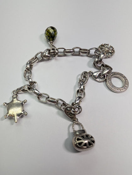 SILVER CHARM BRACELET