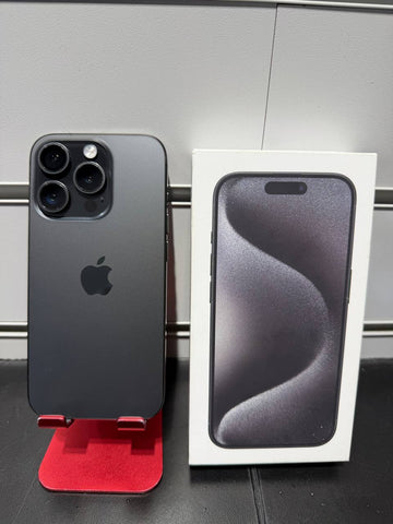 Apple iPhone 15 Pro 128GB Black Titanium, Unlocked