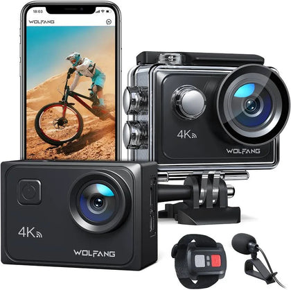 WOLFANG GA100 Action Camera 4K 20MP