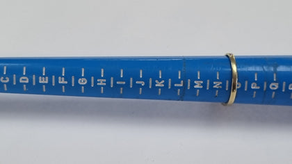 9ct Gold Ring With Stone size Size O