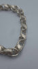 925 Sterling Silver Patterned Tulip Bracelet - 18.81 Grams - 8" Long *BRAND NEW*