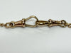 16" 9ct Yellow Gold Double Albert Pocket Watch Chain