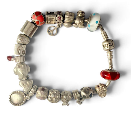 Pandora Charm Bracelet with 20 charms